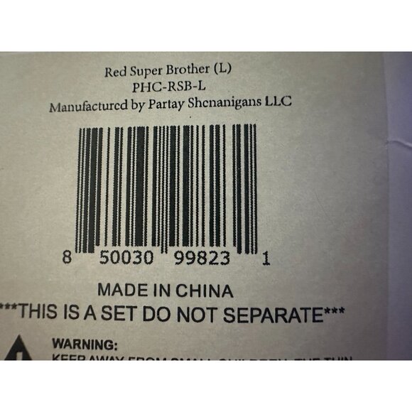 Sexy SUPER MARIO cosplay  Video Game Character  4pc Costume WOMENS SZ LARGE 8/10 - Picture 8 of 12